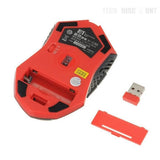 TD® Souris sans fil 2.4G à économie d'énergie à 7 touches muettes/