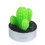 TD® Bougie à motif cactus mini plante décoration originale parfum artisana fraicheur idée cadeau Noël anniversaire végétale