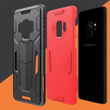 TD® Samsung Galaxy S9 Rouge Étui de protection Anti-chute Anti-collision Samsung Phone Case Samsung Phone Case Design Beau