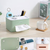TD® Boîte de rangement créative pour serviettes en papier bureau décoration multifonction petite maison stockage complet pratique