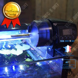 TD® Distributeur automatique de nourriture pour poisson Nourrisseur aquarium bassin poisson rouge Accessoire aquariophilie