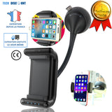 TD® Support de téléphone portable Bluetooth pour voiture pour lecteur de musique mp3 intelligent mains libres haute performance soli