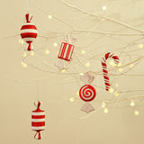 TD® Bonbons Pendentif Ornement de Noël Accessoires pour sapin de Noël Ensemble d'ornements Fournitures d'habillage de Noël Paquet de