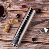 TD® Coffret cadeau tire-bouchon électrique rechargeable en acier inoxydable multifonctionnel tire-bouchon à vin automatique