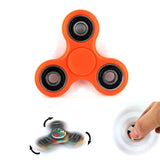 TD® Fidget Spinner Toy / Hand Spinner/ Tri-Spinner avec Perles en acier inoxydable/ Jouet Anti stress et  Anxiété.Orange