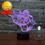 TD® Décoratif USB Man 7 Couleurs Télécommande Illusion Optique Veilleuse 3D Visualisation Tableau Lampes De Bureau 3D Glow LED Lampe