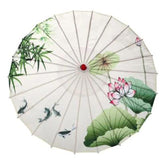 TD® Parapluie en tissu de soie chinois Parapluie décoratif de style classique Parapluie en papier à l'huile Parapluie décoratif