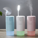 TD® Humidificateur d'air maison bébé chambre voiture silencieux diffuseur mini portable usb pulvérisation veilleuse LED usb silicone