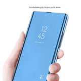 TD® Pour Oneplus nord 2 coque de téléphone support placage miroir étui en cuir étui en cuir à rabat housse de protection