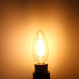 TD® 10X E14 Filament LED 4W Ampoule Edison C35 COB Ampoules Vintage Blanc Chaud 400LM Forme Bougie LED AC 220V
