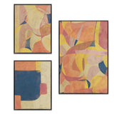 Peinture décorative motif orange abstrait