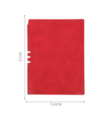 Cahier A5 En Cuir De Mouton Insertion Stylo Cahier D'affaires Bloc-Notes Étudiant Journal Fournitures Scolaires Couverture Ro