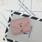 TD® Portefeuille Femmes Simple Amour/Porte-monnaie Porte-cartes Rouge Brique Love Cœur Porte-cartes Résistant Imperméable / Mignon