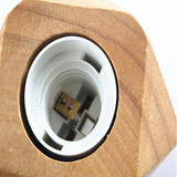 TD® Lampe de table en bois nordique simple et personnalisée en bois massif