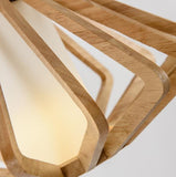 TD® Lampes tatami en bois nordique personnalité créatrice salon lampe de salle à manger couloir porche bois art éclairage