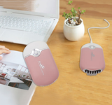 INN® Mini ventilateur portable Refroidissement USB Mini ventilateur climatisation Extension de cils colle outil de séchage