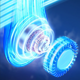 TD® Ventilateur de cou suspendu sans feuilles portable étudiant mini portable extérieur USB charge trois vitesses réglable