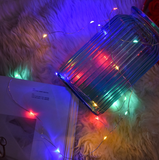 TD® Guirlande lumineuse LED à Piles - En cuivre - 50 Ampoules - Rouge - 5M - guirlande lumineuse décoration intérieure (sans pile)