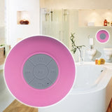 TD® Enceinte Bluetooth Sans fil Portable Stéréo Mini/ Haut parleur étanche Nomade Résistant aux éclaboussures et à l'eau / Rose