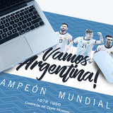 TD® Tapis de souris Équipe nationale argentine Messi fan de football tapis de souris de jeu antidérapant surdimensionné