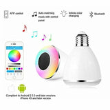 TD® Ampoule Smart Light Haut parleur Bluetooth LED/ boîte vocale sans fil Blanc / Multifonctionnelle/ Lumière Blanche