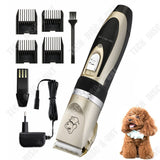 TD® Tondeuse Chien Chat Kit Tondeuse Animaux sans Fil Rechargeable Rasoir Toilettage Professionnels Lame Détachable Bruit Faible