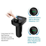 TD® Transmetteur FM de Voiture/ Bluetooth sans fil Kit mains libres voiture Transmetteur FM Lecteur MP3 chargeur double
