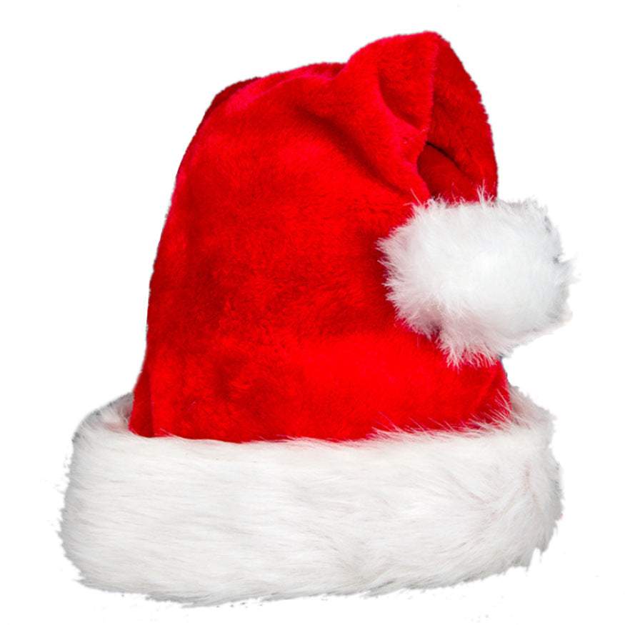 Chapeau de Noël Noël Chapeau de Noël Grosse casquette épaisse Chapeau de Père Noël Haipai Chapeau  Noël en peluche Chapeau ré