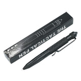 TD® Stylo Noir Outil Multifonction en Acier tungstène/ Stylo tactique des femmes/ Accessoire survie/ Stylo tactile
