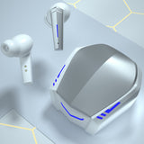 TD® Casque Bluetooth sans fil Bluetooth 5.0  Double mode  Retard sensoriel   Très longue durée de vie de la batterie   Casque de jeu