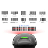 TD® Scanner de codes-barres portatif filaire unidimensionnel Scanner de codes-barres de stockage hors ligne USB de grande capacité