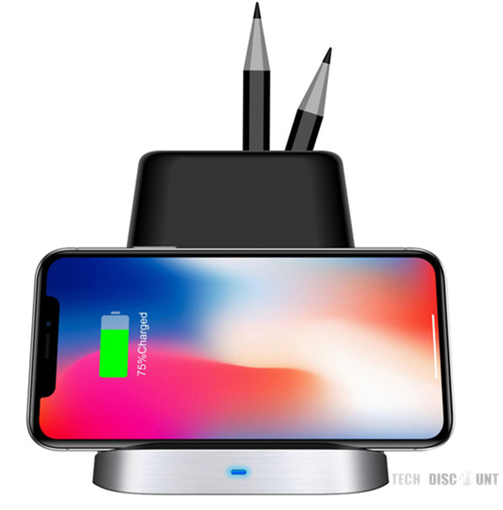TD® chargeur a induction boite de rangement samsung iphone sans fil charge rapide support telephone portable smartphone Qi apple