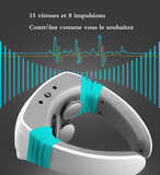 INN® Masseur cervical d'épaule intelligent Massage cervical d'impulsion électrique Masseur de cou sans fil multifonctionnel