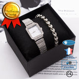 INN® Montre femme, coffret cadeau bracelet femme Bracelet femme montre chic ensemble de bijoux coffret cadeau cadeau de vacances