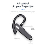 TD® Oreille d'affaires universelle sans fil Bluetooth casque avec affichage de puissance de bac de charge oreille unique