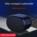 TD® Mini Haut-Parleur portable sans fil Bluetooth avec carte TF/ Enceinte Bluetooth Mini Noir/Grande Compatibilité Bluetooth