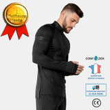 Vêtements de fitness collants d'extérieur respirants à manches longues européens et américains t-shirt d'entraînement vêtemen