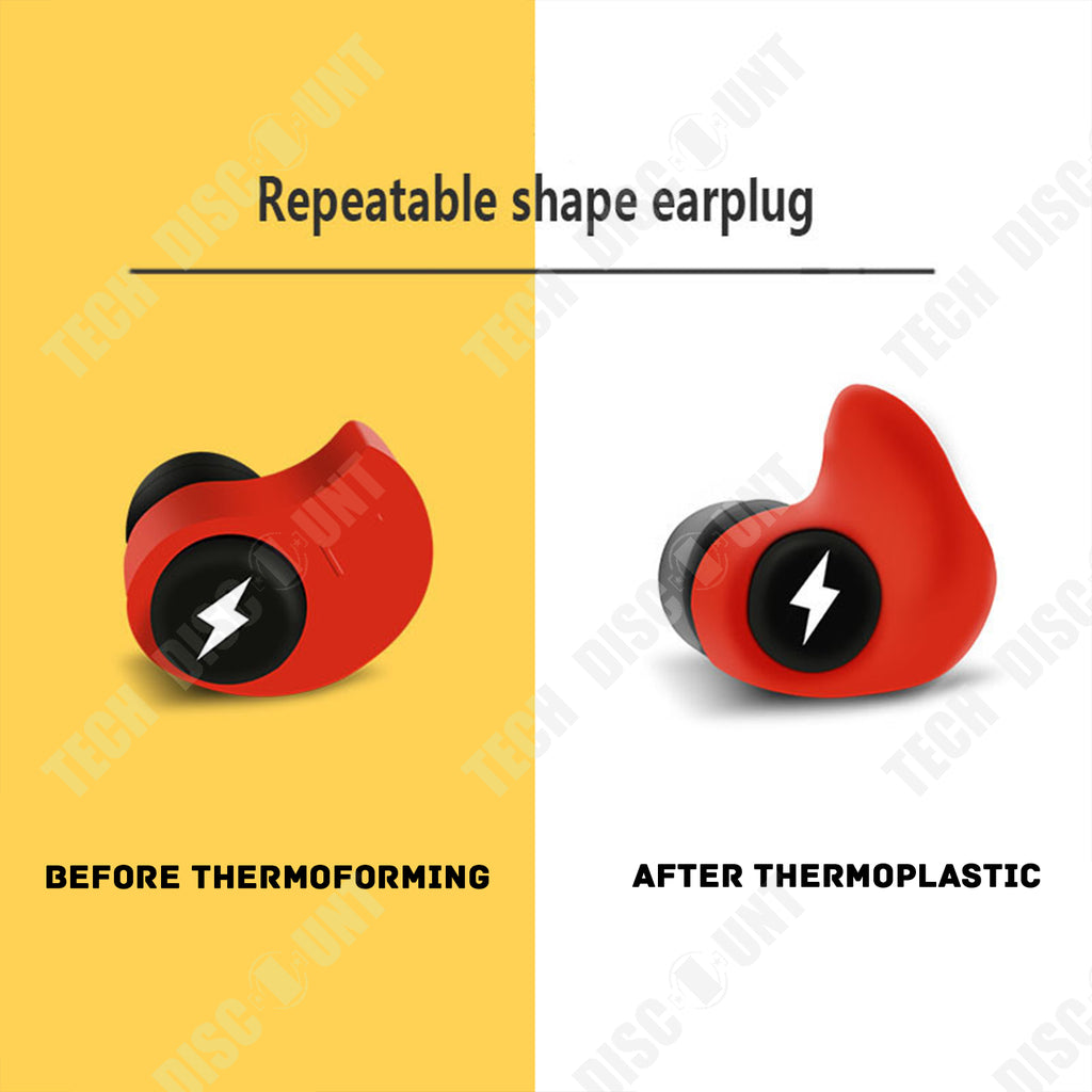 TD® Bouchon d'oreille pour dormir - anti bruit - thermoformés personna –