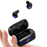 TD® Casque intra-auriculaire sans fil Bluetooth Bluetooth 5.3 Écran numérique intelligent Annulation du bruit Faible latence Appels