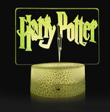 TD® Veilleuse 3D Led Veilleuse Pour Enfant Harry Potter Chambre Sommeil Lumi&egrave;re 7 Changement De Couleur