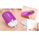 INN®  Mini ventilateur USB Portable USB Mini ventilateur climatisation Extension de cils colle outil de séchage rapide violet