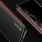 TD® Coque de téléphone Samsung Galaxy S20+ Coque de téléphone anti-collision Couverture de bord doré galvanisé