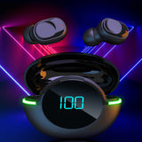 TD® Casque Bluetooth sans fil  Bluetooth 5.1 Réduction du bruit à faible latence  Affichage numérique intelligent  Appel HD Ecouteur