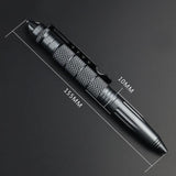 TD® Stylo Noir Outil Multifonction en Acier tungstène/ Stylo tactique des femmes/ Accessoire survie/ Stylo tactile