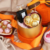 Boîte à bonbons ronde en flanelle, coffret cadeau pour enfants, emballage de Dessert, couleur unie, 1 p objet decoratif zsw32