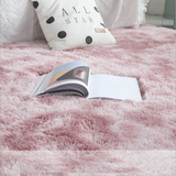 TD® Tie-dye dégradé tapis à poils longs salon table basse tapis lit les cheveux longs peuvent être lavés