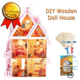 TD® Maison de Poupée pour enfant/ Assemblage maison de poupée-assemblage de jouets meuble pour enfants