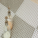 TD® Tapis salle de bain antidérapant ménage tapis sol étanche petit trou épissage tapis décoration blanc gris toilette bain antidéra