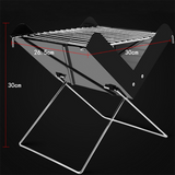 Barbecue Pliant Petit Mini Extérieur Double Barbecue Portable Barbecue Pliant Charbon De Bois Charbon De Bois Barbecue Barbec