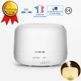 TD® Humidificateur d'Air 300 ml/Diffuseur Huile Essentielle Aromathérapie avec Lumière Colorées/ Bureau, Maison/Déco Luminaire